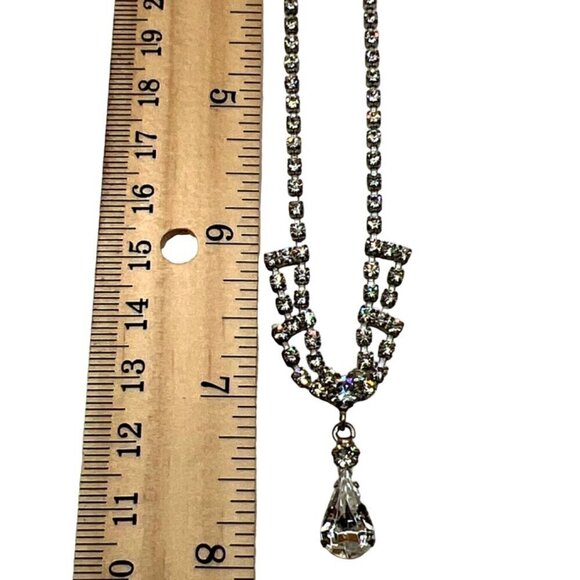 Elegant Cubic Zirconia Jewelry Set - Necklace & Bracelets.  B87 - Picture 13 of 16